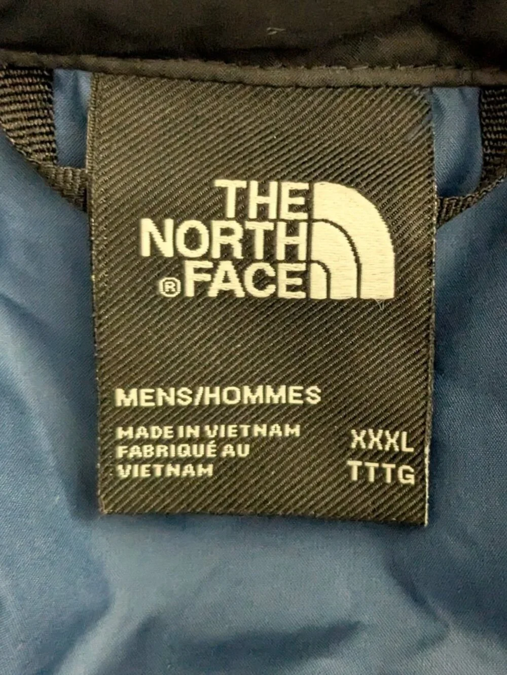 The North Face Jacket Men's  Navy Blue Down Puffer Jacket Size XXXL .